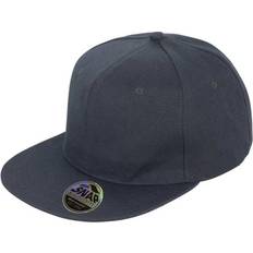 Windproof - Woman Headgear Result Core Bronx Original Flat Peak Snapback Solid Colour Cap Black One