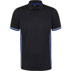 Multifargete Pikéskjorter Finden & Hales Mens TopCool Short Sleeve Contrast Polo Shirt Blue/White/Multicolour