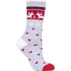 Heat Holders Ladies Lite Christmas Socks Reindeer