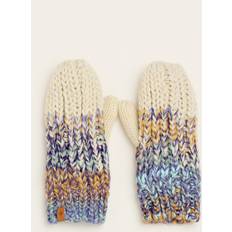 Acrylic Mittens Brakeburn Twisted Sparkle Knit Mittens, Cream/Multi