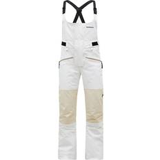 Peak Performance Bukser & Shorts Peak Performance W 2L Stretch Bib Pants-Offwhite-Sand Fog