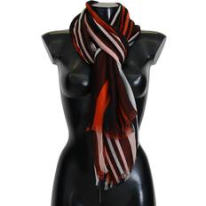 Stripes - Unisex Scarfs Dolce & Gabbana Multicolor Striped Silk Shawl Fringes Scarf