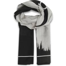 Ekologiska - Svarta Halsdukar & Sjalar Calvin Klein Organic Cotton Shawl Scarf BLACK One