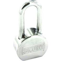 Securit Long Shackle Padlock Silver