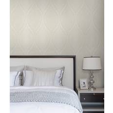 Wallpapers Grandeco Luxury Kismet Damask Cream & Beige Wallpaper A17701