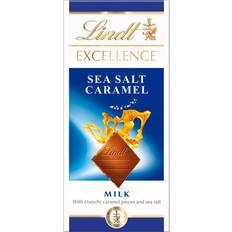 Lindt Excellence Caramel & Sea Salt Milk Chocolate 100g