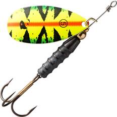 Spinner Esche da Pesca Caperlan Cucchiaino rotante pesca predatori WETA #5 ORANGE FLUO rosso giallo verde