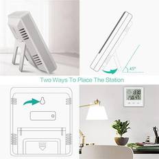 Thermometers & Weather Stations Tlily Thermometer Time Display,Accurate