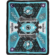 Northwest Haunted Mansion Haunted Tarot Micro Raschel Blankets White, Black, Green