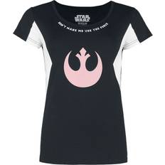 Star Wars T-shirt till Damer sort-hvid