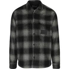 Polyamid Hemden Replay Overshirt grau