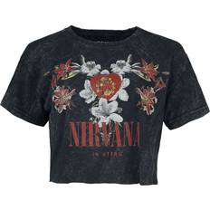 Nirvana T-shirt Flowers för Dam skiffer