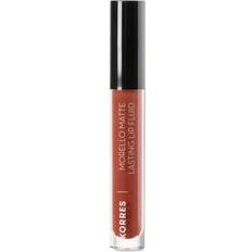 Matte Læbeolier Korres Make-up Læber Morello Matte Lasting Lip Fluid - Red Clay