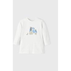 Name It 18-24M Magliette Name It Camicia a maniche lunghe Nbmniklas - White Alyssum