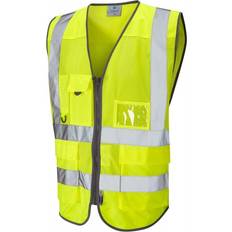 Work Jackets Leo Cobbaton ISO 20471 Class Coolviz Superior Waistcoat Yellow