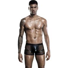 Leather Imitation Shorts Saresia Shorts mit Riemen in schwarz