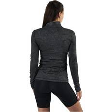 Nike Pro Therma HyperWarm Black/Grey, Female, Tøj, Skjorter, Træning, Sort