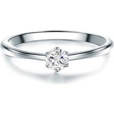 Trilani Ring Silberfarben Zirkon für Damen