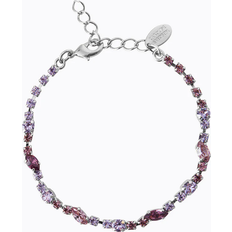 Caroline Svedbom Lila Armband Caroline Svedbom Antonia Bracelet Violet Combo Rhodium