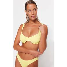 XXS Bikinioberteile Trendyol Collection Bikinioberteil Gelb Unifarben