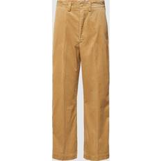 Polo Ralph Lauren Dame Bukser & Shorts Polo Ralph Lauren Wide-Wale Corduroy Wide-Leg Trouser - Beige