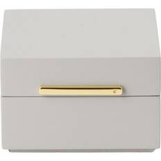 Beige Smyckeskrin Edblad Jewellery Box Light Clay Gold