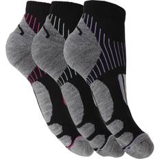 Cycling - Women Underwear Universal Textiles Womens/Ladies Cycling Socks 3 Pairs 4-7 UK BLACK/GREY