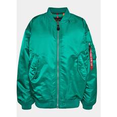 Alpha Industries Dame Overtøj Alpha Industries Kerne Jungle Green Bomberjakke Dame - Grøn