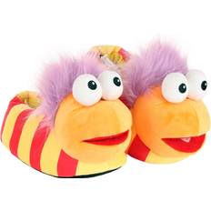 Orange Slippers Fun Costumes Fraggle Rock Gobo Adult Plush Slippers Orange/Red/Yellow