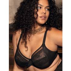 Elomi Kendra Underwire Plunge Bra Black * Kampanj *