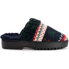 Foam Slippers Muk Luks Women's Minette Slipper Shoes Black Fairisle