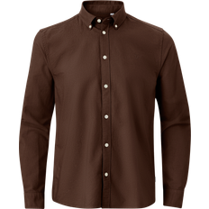 Les Deux Skjorta Kristian Oxford Shirt Brun