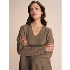 Mos Mosh Thora Wool Blend V-Neck Knit Jumper