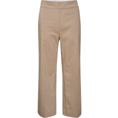 InWear Women Trousers InWear Bukser ZellaIW Wide Pant Culotte Beige