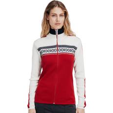 Lana merino Giubbotti Dale of Norway Dystingen Jacke rot