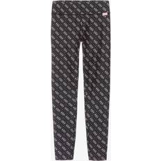 Guess Kids All Over 4G Logo Leggins Black