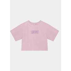 T-shirt - Cropped - Lilla