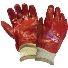 Disposable Gloves Scan PVC Knitwrist Glove SCAGLOPVCKW