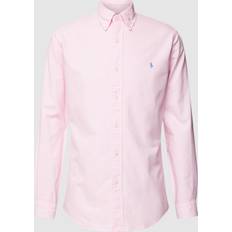 Oxfordskjortor - Rosa Polo Ralph Lauren Hemd Custom Fit Langarm pink