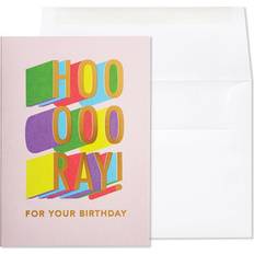 Compleanno Biglietti & Inviti Hooray Lettering Birthday Card