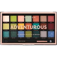 ProFusion Profusion Cosmetics Adventurous 21 Shade Palette & Brush