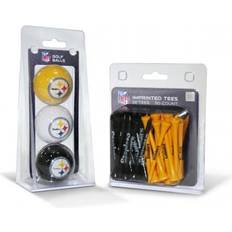 Basketballs Team Golf 32499 Pittsburgh Steelers 3 Ball Pack and 50 Pack