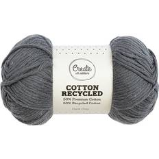 Adlibris Garn Adlibris Cotton 8 9 Garn 100g Dark Grey
