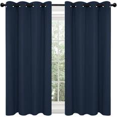 Deconovo Solid Thermal Insulated Eyelet Blackout