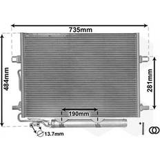 Intercoolers Van Wezel air conditioning 30005307 International Radiators 30005307