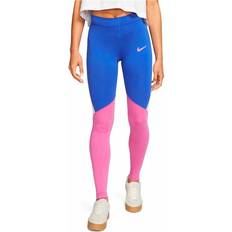 Nike Sport-leggings, Dam Blå Rosa