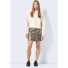 Corto Faldas Noisy May Short Snake Printed Skirt