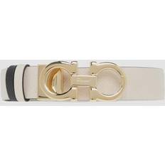 Ferragamo Women Belts Ferragamo Gancini reversible leather belt multicoloured 90CM