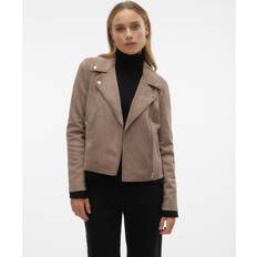 Bruna - Dam - Mockajackor Vero Moda Jacka Brown lentil