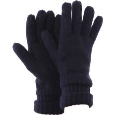 Acrylic Gloves Floso Mens Knitted Winter Gloves 3M 40g One Fits All Navy